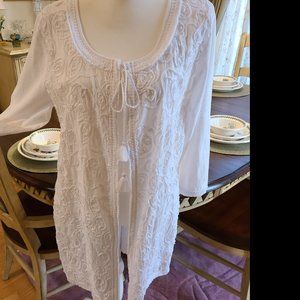 Yest White Beach Coverup